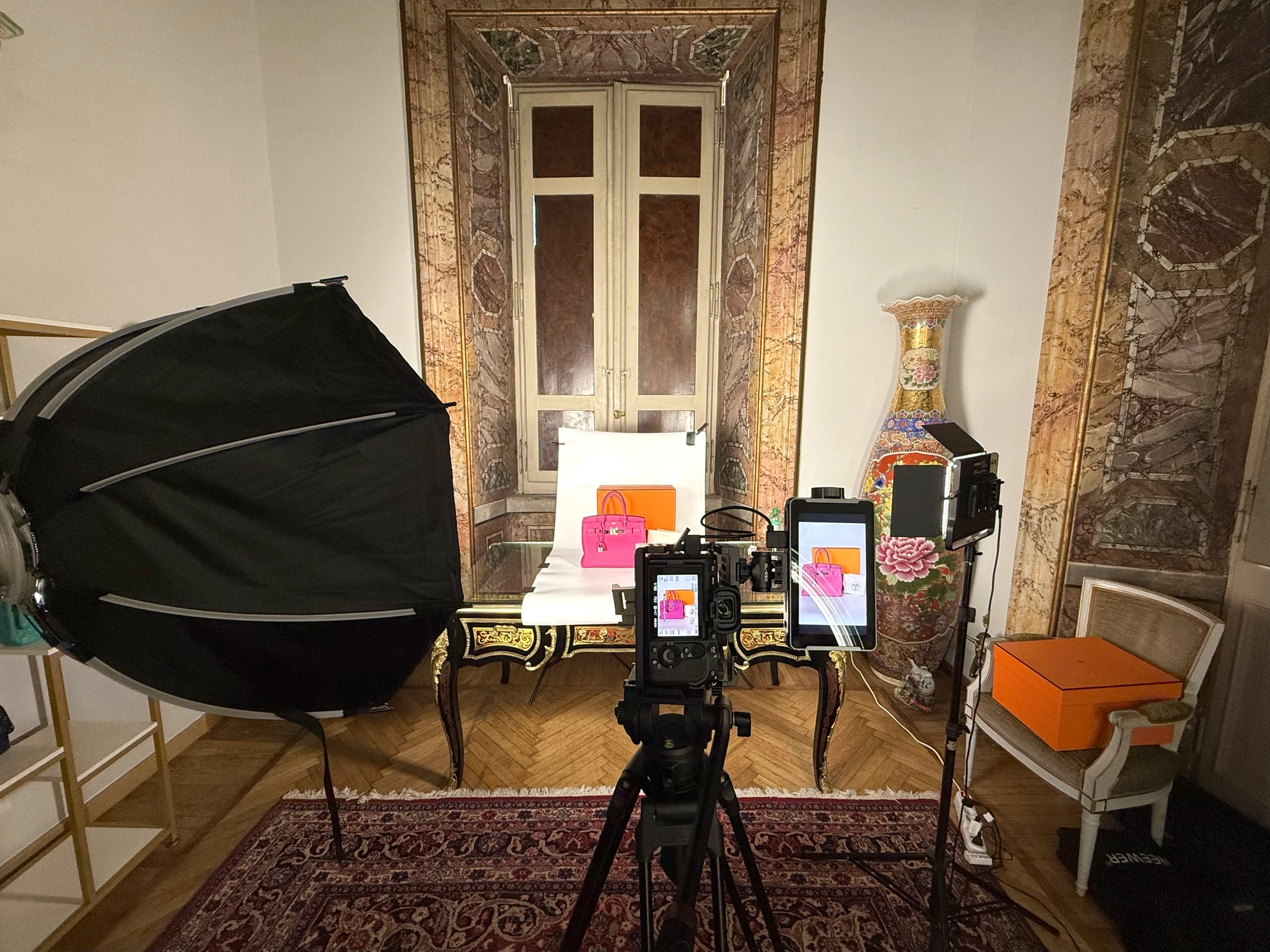 Future Frames backstage